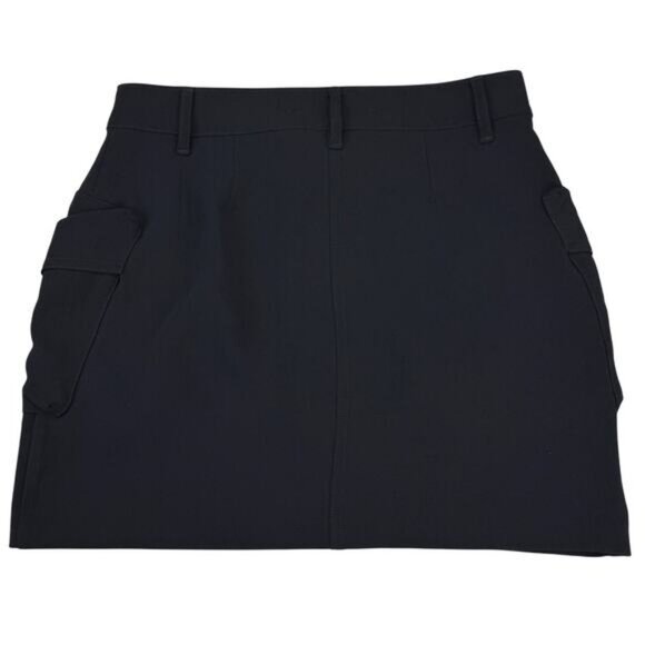 Aritzia Wilfred Astral Micro High Rise Cargo Skirt In Black Size 2 - Picture 5 of 5